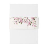 桜 招待状ベリーバンド (裏面例)