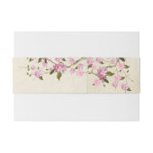 桜 招待状ベリーバンド (裏面例)