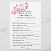 桜 – 新郎は何と言ったブライダルゲーム (正面)