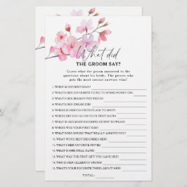 桜 – 新郎は何と言ったブライダルゲーム