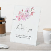 桜 – 日付の夜アイディア。日付jarブライダルゲーム 台座サイン (インサイチュ)