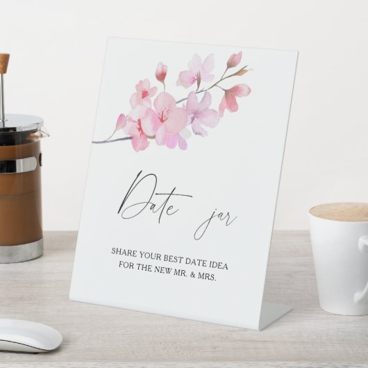 桜 – 日付の夜アイディア。日付jarブライダルゲーム 台座サイン (インサイチュ)