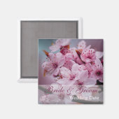 桜・日付マグネットの保存 マグネット (正面/裏面)