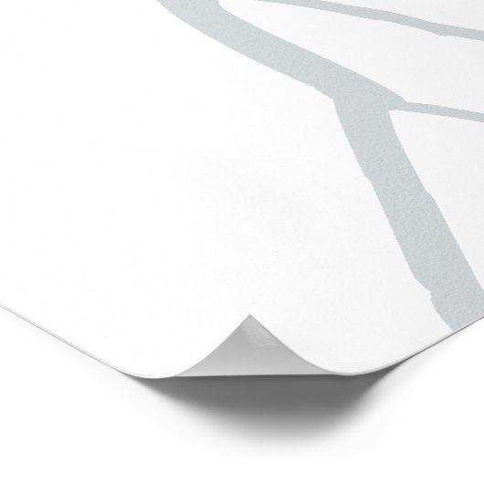 桜-日本のさくらんぼツリーブロッサムプリント ポスター (角)