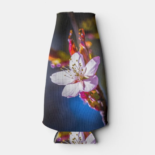 桜-日本のさくらんぼ花 ボトルクーラー (正面)