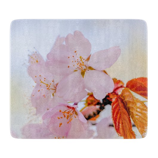 桜-日本のさくらんぼ カッティングボード (正面)