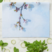 桜-日本のさくらんぼ キッチンタオル (折り畳み)