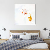 桜-日本のさくらんぼ キャンバスプリント (インサイチュ (寝室))