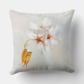 桜-日本のさくらんぼ クッション (裏面)