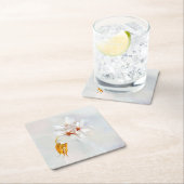 桜-日本のさくらんぼ スクエアペーパーコースター (インサイチュ)