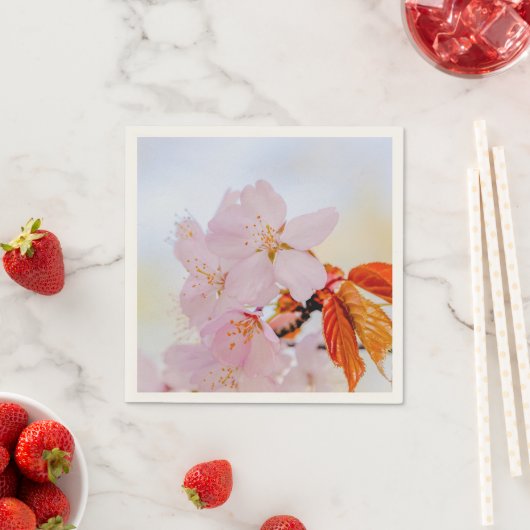 桜-日本のさくらんぼ スタンダードカクテルナプキン (インサイチュ)