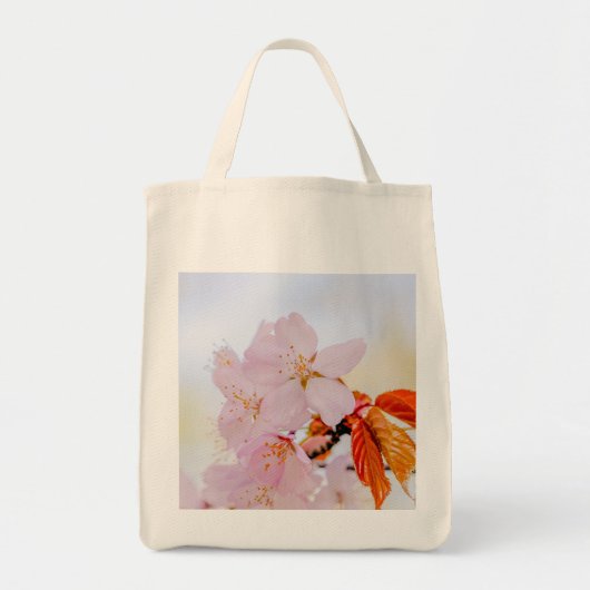 桜-日本のさくらんぼ トートバッグ (正面)