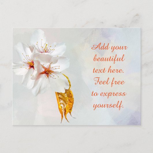 桜-日本のさくらんぼ ポストカード (正面)