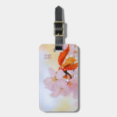 桜-日本のさくらんぼ ラゲッジタグ (正面縦)