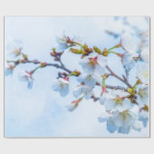 桜-日本のさくらんぼ ラッピングペーパー (フラット)