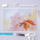 桜-日本のさくらんぼ 薄葉紙 (クラフト)