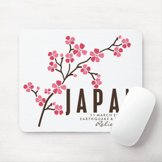 桜-日本 マウスパッド (マウス)