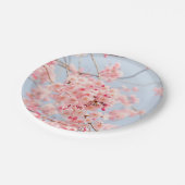 桜 日本 花 ピンクの桜 ペーパープレート (アングル)