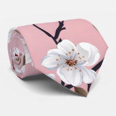 桜 春の花 ピンクの桜の花  ネクタイ (ロール)