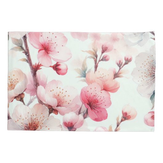 桜 枕カバー (裏面)