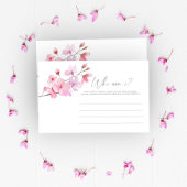 桜 – 私のブライダルシャワーゲーム 便箋