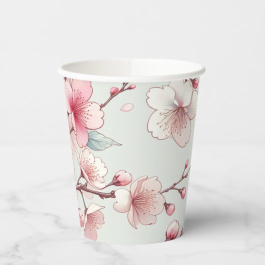 桜 紙コップ (左)