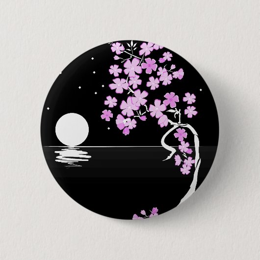 桜 缶バッジ (正面)