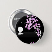桜 缶バッジ (正面&裏面)
