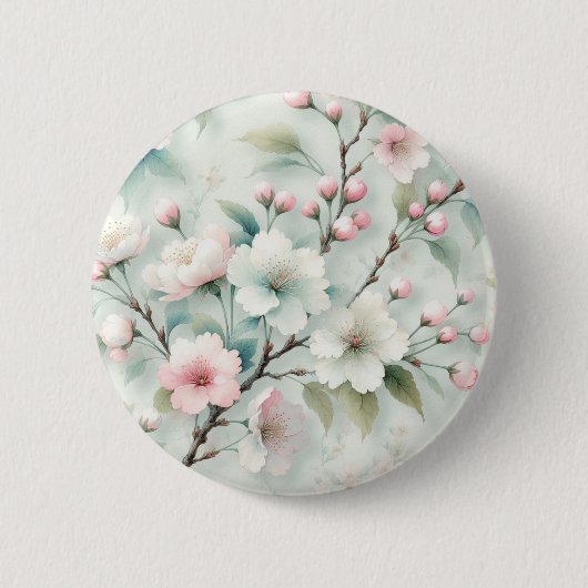 桜 缶バッジ (正面)