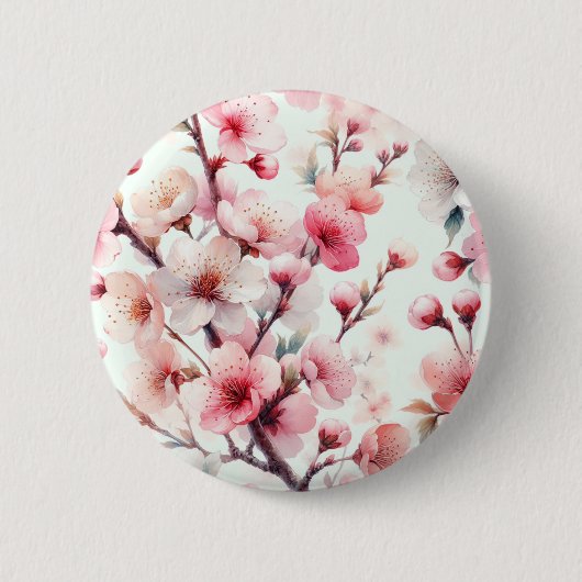 桜 缶バッジ (正面)