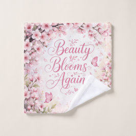 桜:美しさはまた訪れる ウォッシュタオル