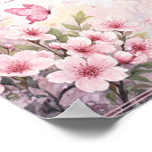 桜:美しさはまた訪れる ポスター (角)