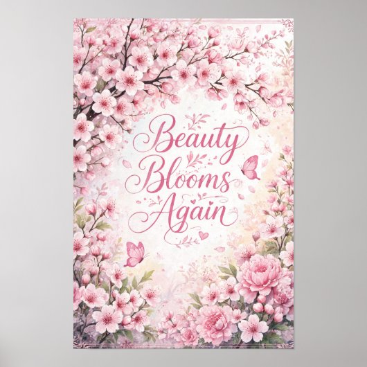 桜:美しさはまた訪れる ポスター (正面)