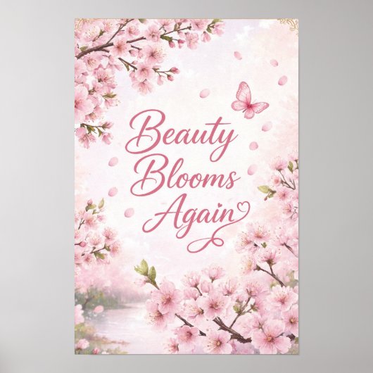 桜:美しさはまた訪れる ポスター (正面)