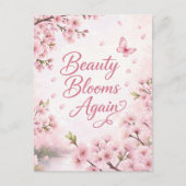 桜:美しさはまた訪れる ポストカード (正面)