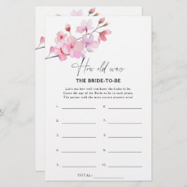 桜 – 花嫁の年齢