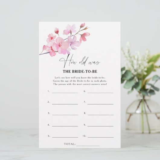 桜 – 花嫁の年齢 (スタンド正面)