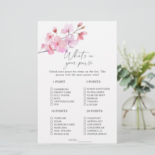 桜 – 財布のゲームの内容 (スタンド正面)