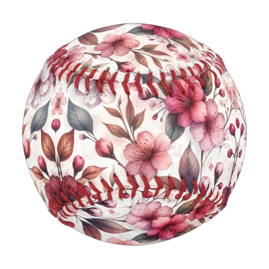 桜 野球ボール (裏面)