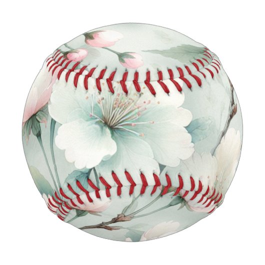桜 野球ボール (裏面)
