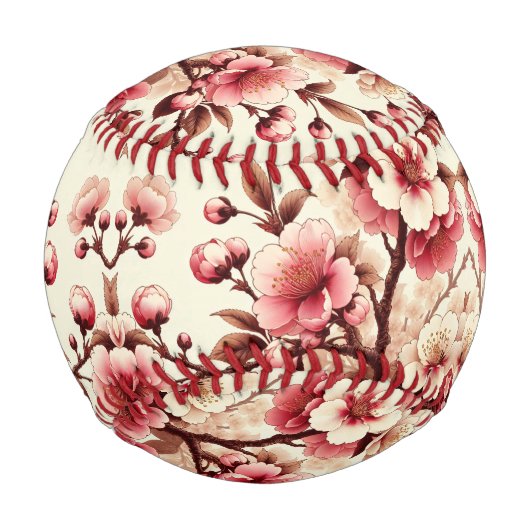 桜 野球ボール (裏面)