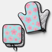 桜 鍋つかみ&鍋敷きセット (正面/裏面)