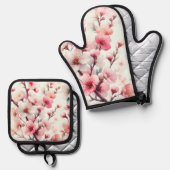 桜 鍋つかみ&鍋敷きセット (正面/裏面)