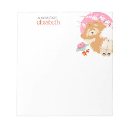 桜- Chow – メモカスタマイズ帳の名前 ノートパッド