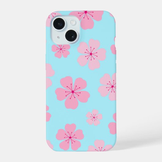 桜 iPhone 15ケース (裏面)