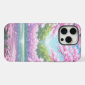 桜 iPhone 15 Pro Max カーケース iPhoneケース (裏面横)