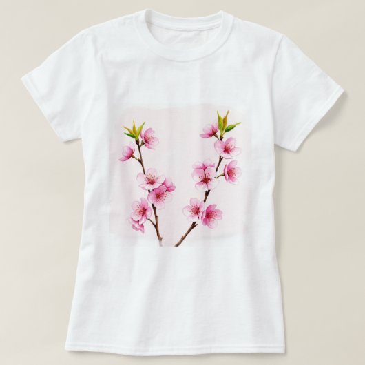桜 Tシャツ (デザイン正面)