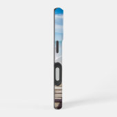 桟橋からの海の眺め iPhone 16ケース (右側面)
