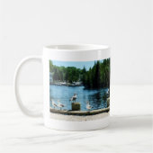 桟橋のカモメ コーヒーマグカップ (左)