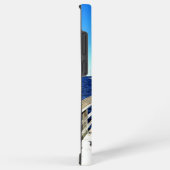 桟橋のサムスンの電話ケースを見下ろす SAMSUNG GALAXYケース (右側面)